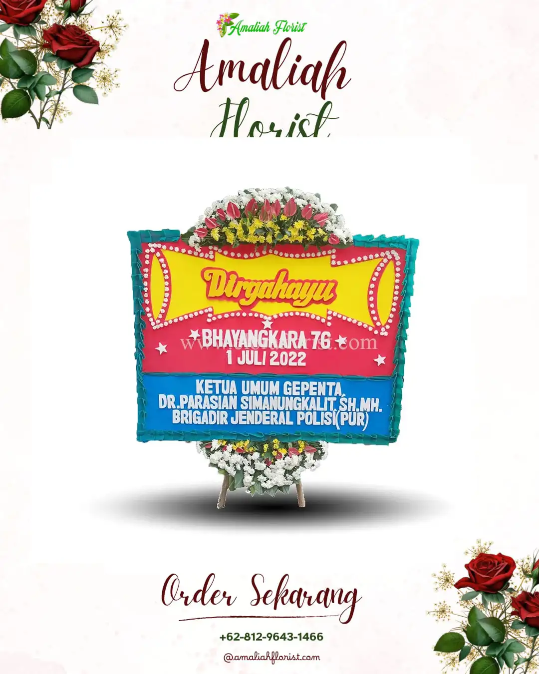 Papan Bunga HUT Ulang Tahun Pohsangit Kidul
